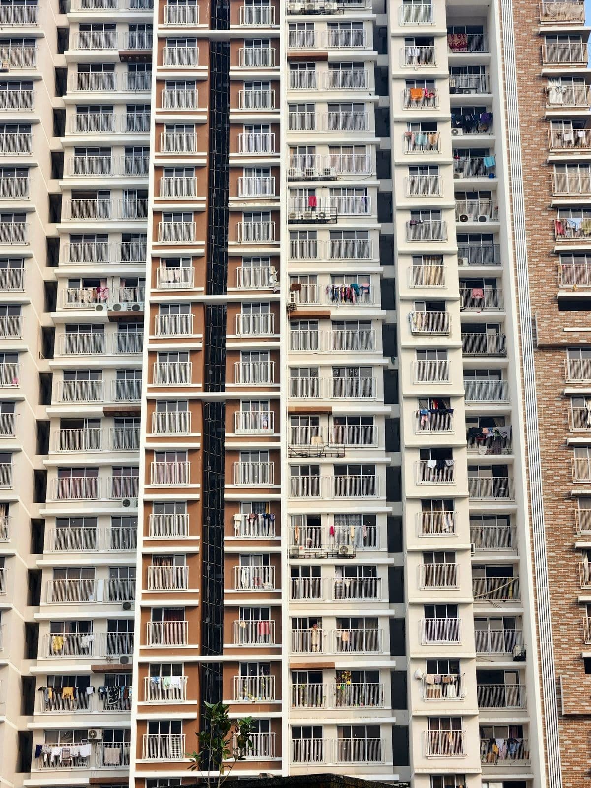A residential development with balconied apartments